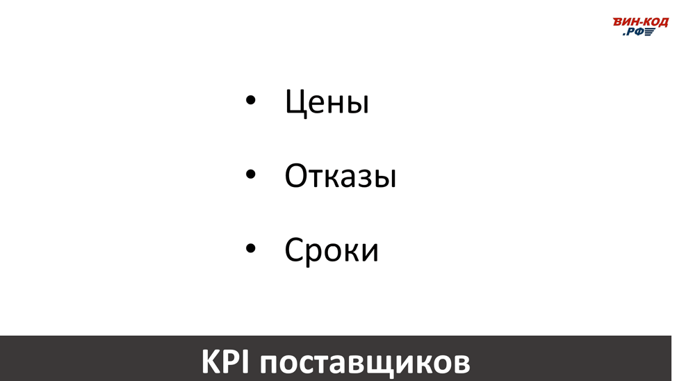 Основные KPI поставщиков в Барабинске, Новосибирская область